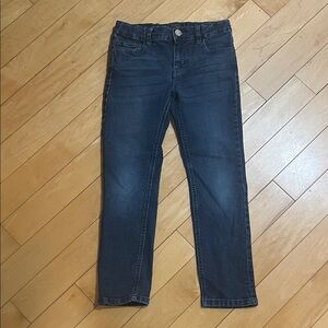 Boys Silver Dark Blue Denim Jeans